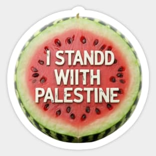 I stand with palestine Sticker